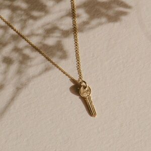 *DISCONTINUED* bluboho avata key necklace yellow gold